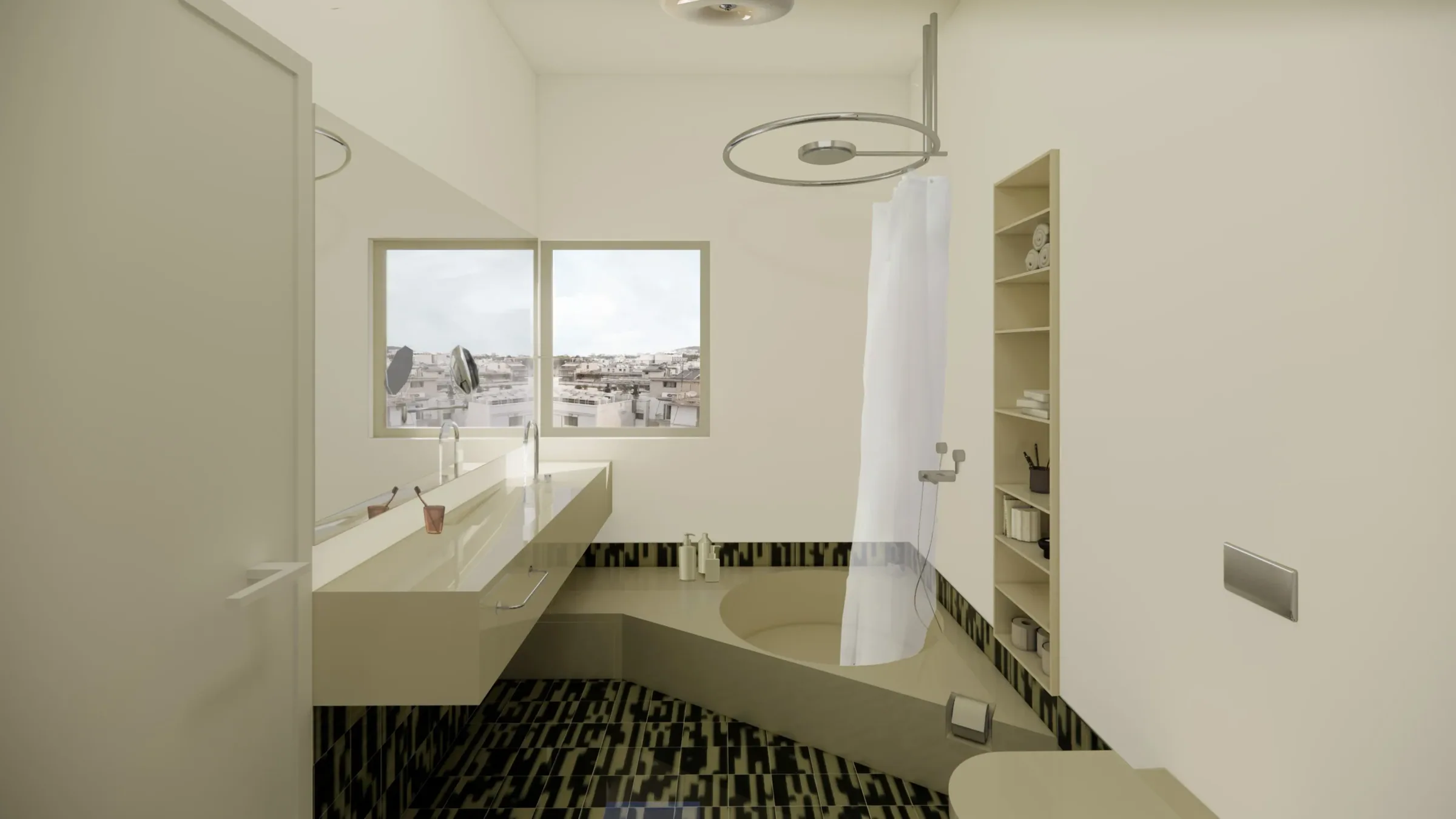 Concept design for Kypseli apartment renovation 7