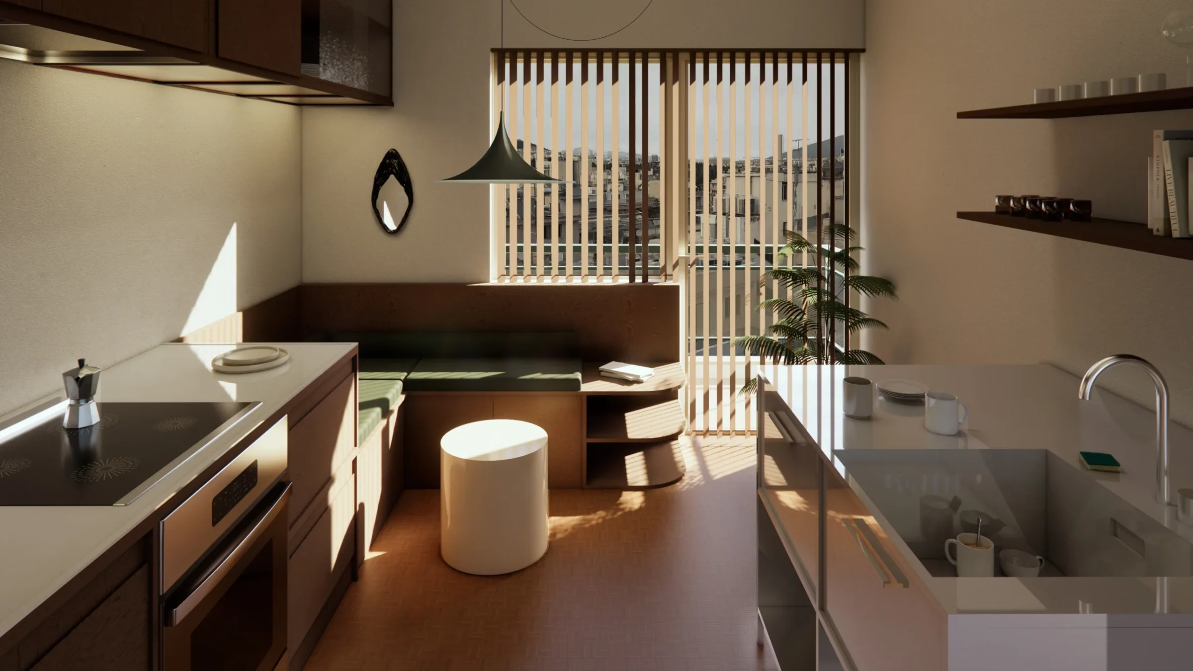 Concept design for Kypseli apartment renovation 1
