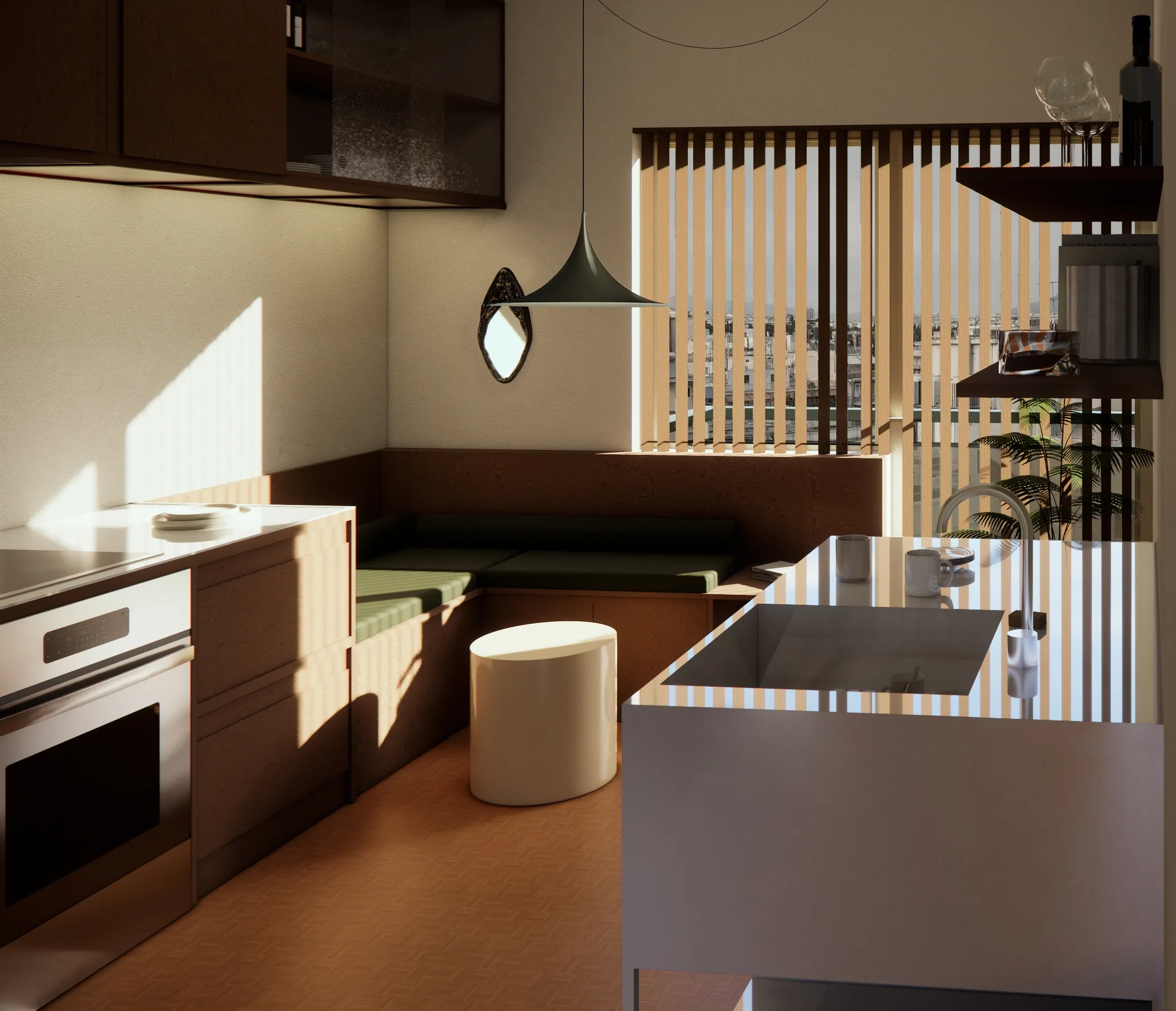 Concept design for Kypseli apartment renovation 4