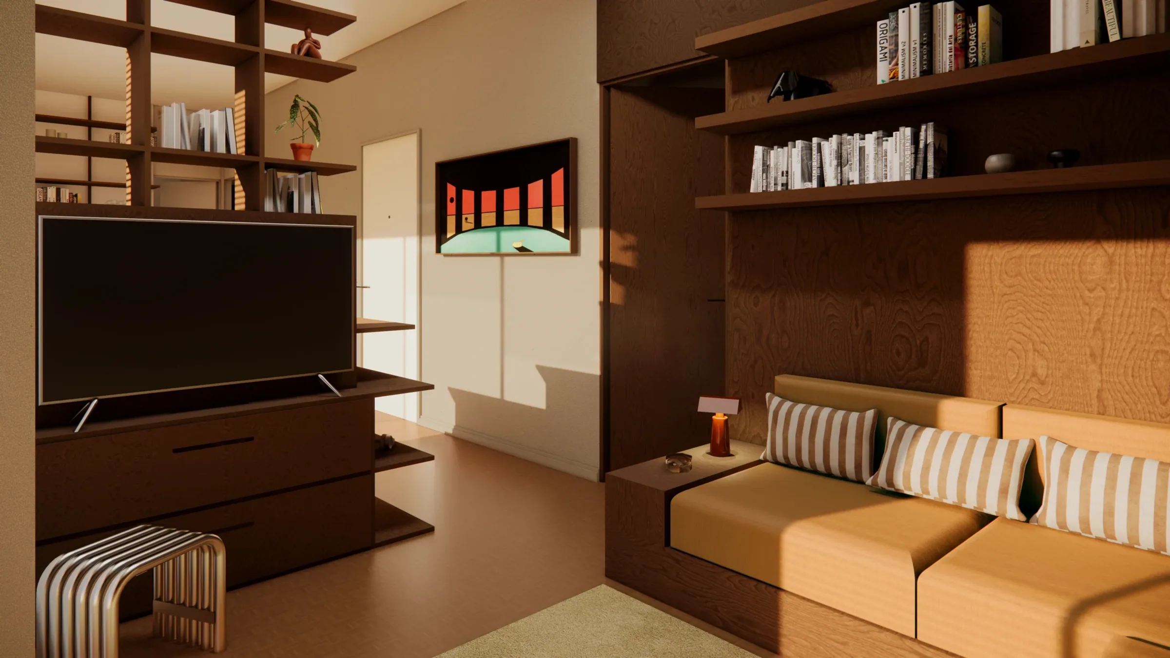 Concept design for Kypseli apartment renovation 6