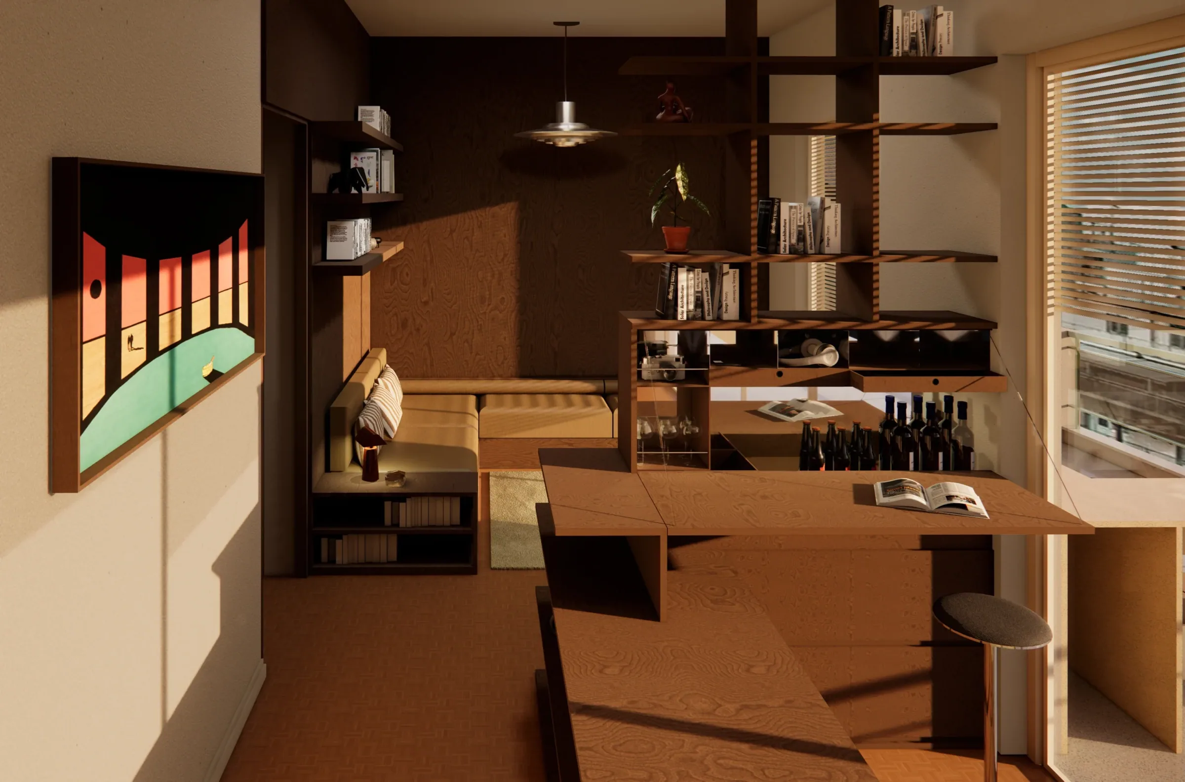 Concept design for Kypseli apartment renovation 5