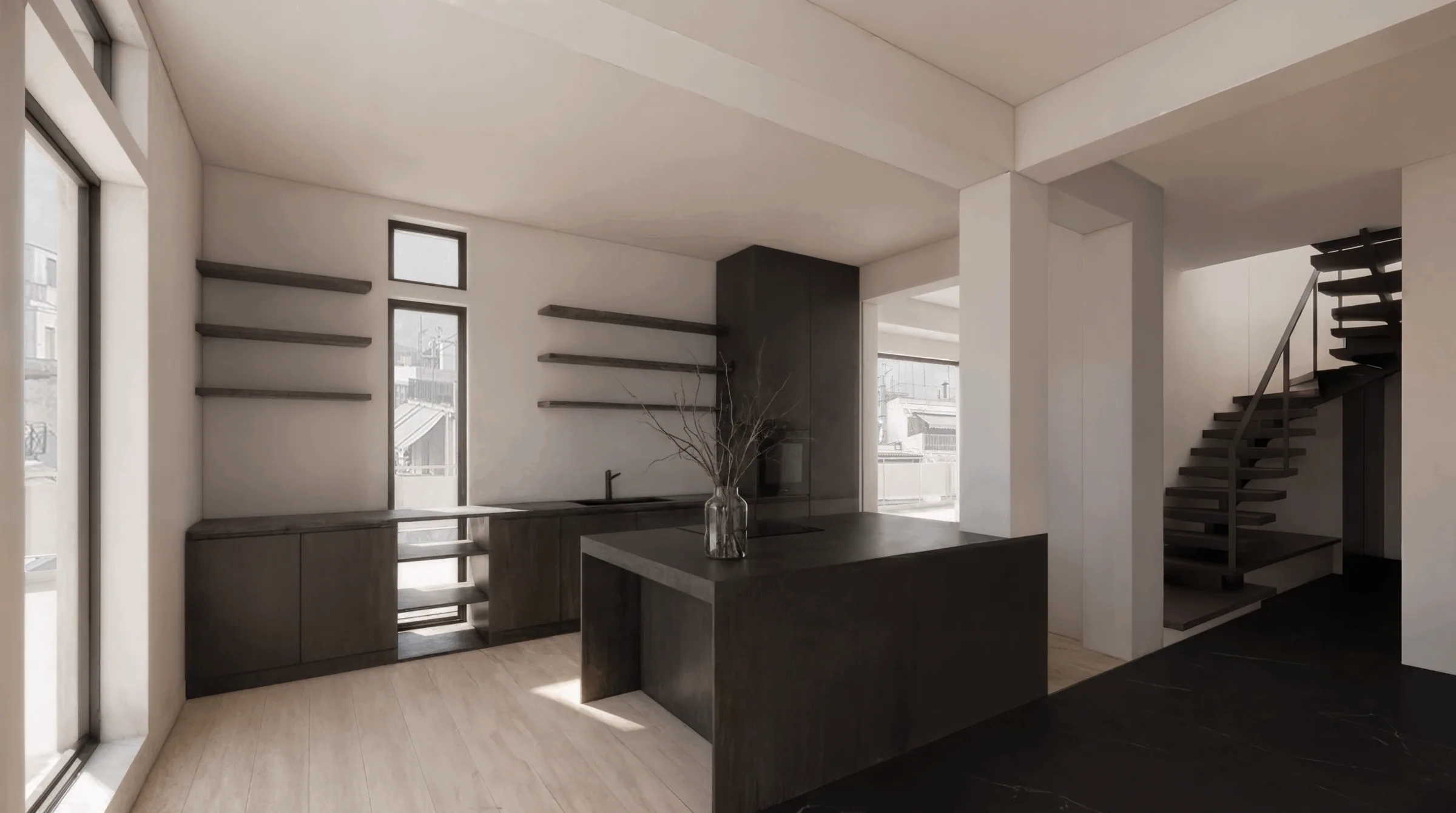 Concept Design for Kolonaki Apartment Renovation 4