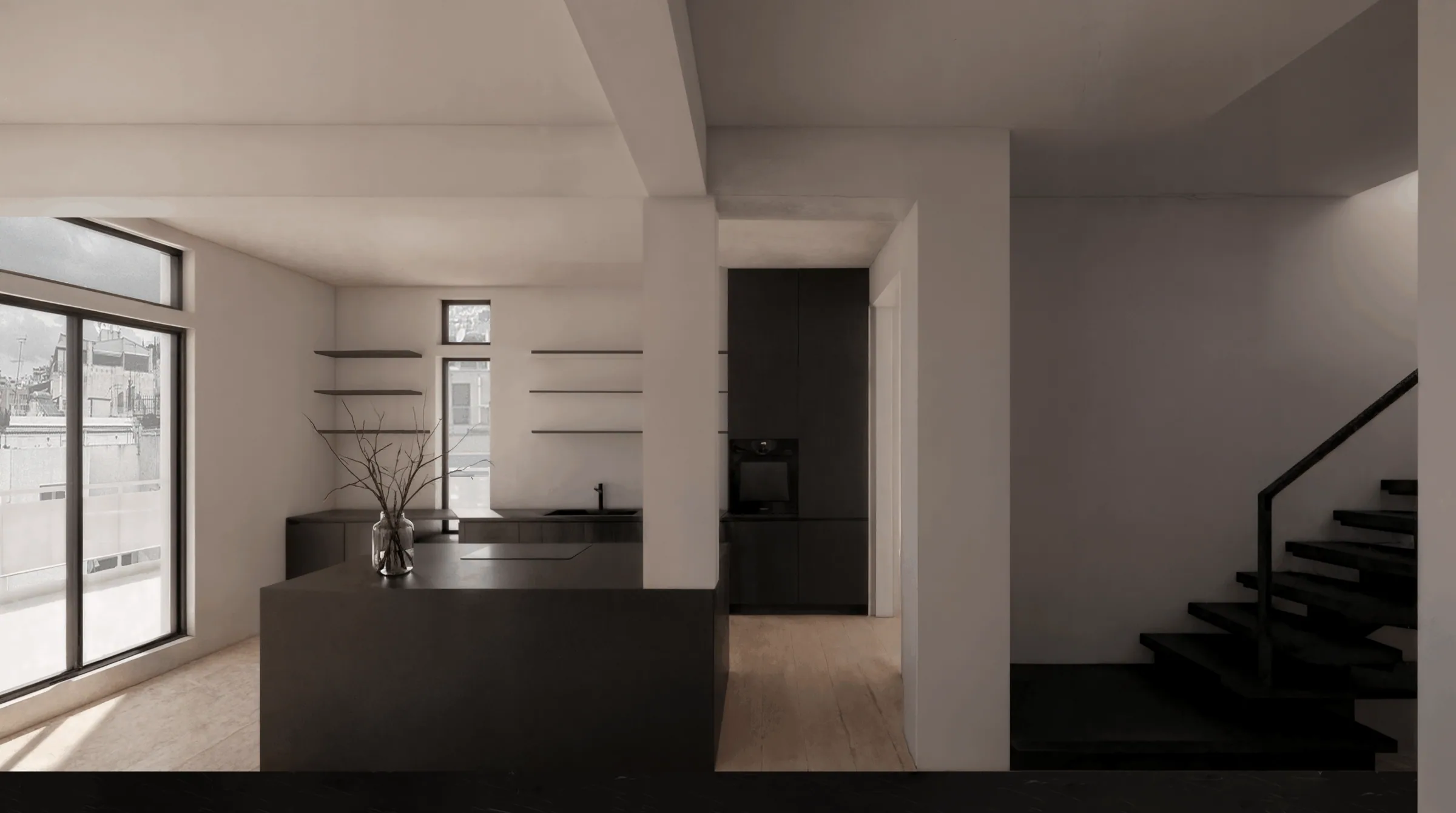 Concept Design for Kolonaki Apartment Renovation 2